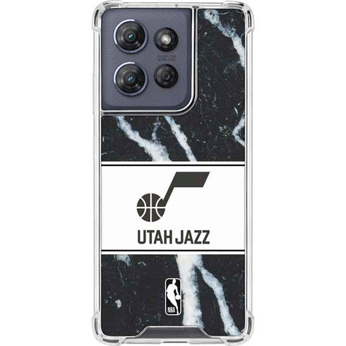 NBA Utah Jazz Marble Moto G Play 5G (2025) Clear Case